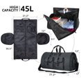 thumbnail image 5 of Equipaje de mano Bolsa de ropa Bolsa de equipaje grande Traje Bolsa de viaje Bolsa de fin de semana Bolsa de vuelo Bolsa de zapatos con correa Hombres Mujeres, 5 of 5
