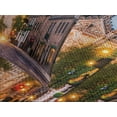 thumbnail image 4 of Ambesonne Gothic Quilted Bedspread Set 3 Pcs, York Minster View, Queen Size, Multicolor, 4 of 5