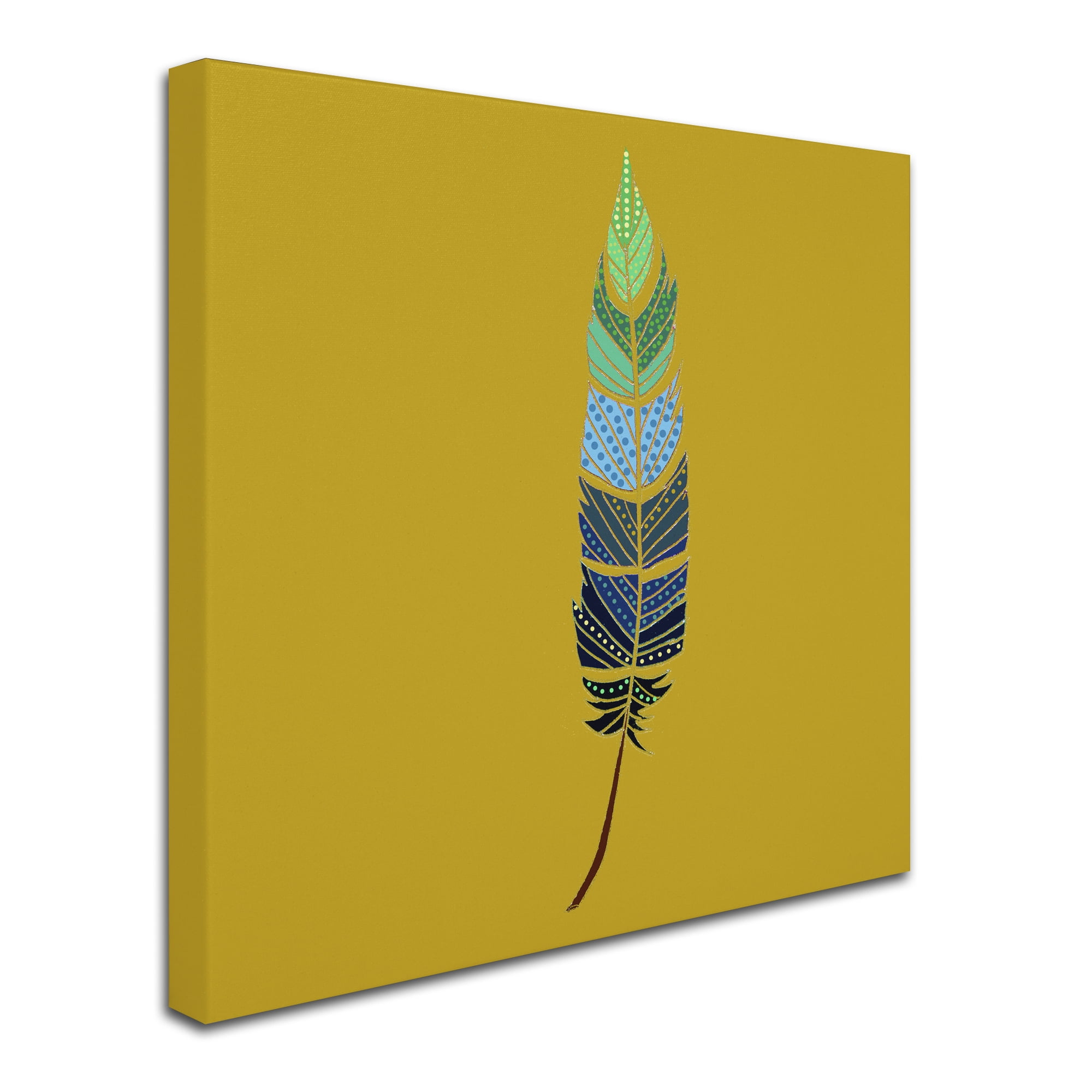 Trademark Fine Art "Plume 2" Canvas Art by Sylvie Demers