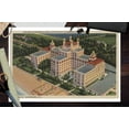 thumbnail image 3 of St. Petersburg, Florida, Aerial of Don Ce-Sar Hotel (12x18 Wall Art Poster, Room Decor), 3 of 3