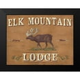 thumbnail image 2 of Vess, June Erica 14x12 Black Modern Framed Museum Art Print Titled - Lodge Sign III, 2 of 5
