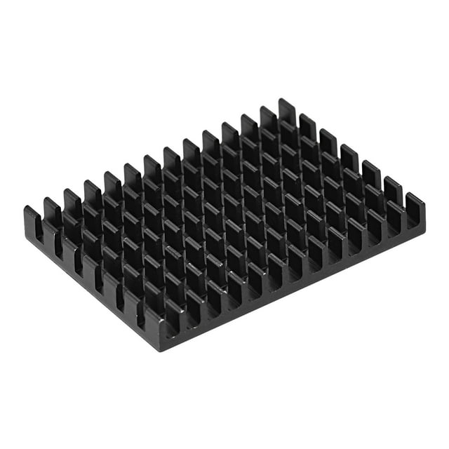 Unique Bargains Radiateur Électronique Radiateur en Aluminium 30x40x5mm Noir Pack de 4