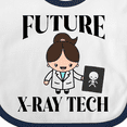 thumbnail image 4 of Inktastic Future X Ray Technician X-ray Tech Girls Baby Bib, 4 of 4