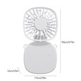 thumbnail image 3 of Boovnll Desk Fan, Adjustable High Speed USB Rechargeable Table Fan Lightweight Compact Quiet Small Fan for Home, Bedroom, Office, Travel, Camping, RVs, Summer Gift, Mini Fan - Fan, 3 of 9