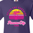 thumbnail image 4 of Inktastic Summer Enjoy the Sunshine Panama City Florida in Pink Youth T-Shirt, 4 of 5