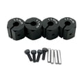 thumbnail image 1 of 4 piezas 1/10 bujes de rueda hexagonales piezas de mejora para SCX10 CC01 RC coche de carreras todoterreno 11 mm negro perfke Adaptador hexagonal para cubo de rueda, 1 of 7
