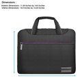 thumbnail image 4 of Premium Water Resistant 13.3 inch Laptop, Book, Accessories Bag for Apple MacBook Air 13.3, MacBook Pro, iPad Pro 12.9, 4 of 6