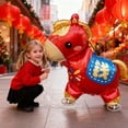 thumbnail image 5 of Oversized 24 Inch Foil Horse Balloon Featuring Wealth Symbol, Easy Helium Inflation for Eye-Catching Displays, Great for Home Decor and Special Events, 5 of 8
