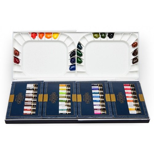 Mijello MISSION Gold Class Watercolor & Palette Set 7mlX36 colors (MWCP