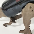 thumbnail image 6 of dianhelloya Wine Bottle Holder Creative Ornamental Art Wine Rack Drinking Bottle Holder for Home Wood Color, 6 of 7