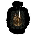 thumbnail image 1 of Sudadera con capucha y cremallera estilo Diablo para hombre, estilo urbano, divertida, de moda, de gran tamaño, estilo hip hop, unisex, con estampado 3D y capucha., 1 of 6