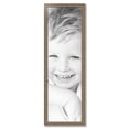 thumbnail image 2 of ArtToFrames 14" x 46" Aged White Gold Picture Frame, 14x46 inch Silver Wood Poster Frame (WOM-2036),  Pack, 2 of 7