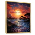 thumbnail image 2 of Designart "Sunset Sunset Reverie Painting II" Landscape & Nature Floater Framed Canvas Art Print, 2 of 7