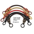 thumbnail image 3 of High Quality Wood Purse Handle DIY Replacement Wood Plastic Bead Rope Bag Strap Handle Shoulder Belt for Handbag, 3 of 7