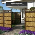 thumbnail image 2 of Red Lantern 6 ft. x 3 ft. Japanese Bamboo Zen Garden Fence, 2 of 7