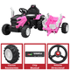 thumbnail image 4 of Montable Electrico para Niños Tractor de Granja con Batería 12v Control Remoto Luz y Sonido Bluetooth - Rosa, 4 of 7
