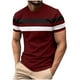 thumbnail image 1 of Tops para hombre, blusas y camisas de manga corta con cuello redondo para hombre, jersey informal de patchwork con cuello redondo para hombre, blusa deportiva de manga corta para fitness, blusa de pol, 1 of 8