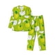 thumbnail image 1 of Balery Green Apple Pijama para Hombre de Dos Piezas con Manga Larga, Conjunto de Dormir y Descanso Suave con Bolsillos-Medium, 1 of 7