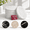 White-Set of 6, variant on Black Marble Coasters Set Of 4 - Luxury Stone For Drinks Genuine Kitchen Accessories Round Artiscoaster Counter Coffee Table Home Decor