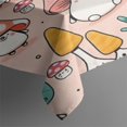 thumbnail image 3 of Pink Mushroom Cartoon Light Pattern Rectangle Tablecloth 60"x84",Waterproof Polyester Rectangle Table Cloth, Wipeable Spillproof Polyester Tablecloth for Dining, Camping, Indoor and Outdoor, 3 of 5
