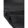 thumbnail image 5 of Women's Plus Size Jeans Suspender Skirt Patch Pocket Side Button Adjustable Strap Denim Overall Dress Black 1X, 5 of 5