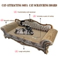 thumbnail image 5 of COOZMENT Sofa Shaped Cat Scratching Couch,Thick Cat Scratching Cardboard,Cat Lounge Bed for Indoor Cat Rest&Play,Cat Sofa Scratcher Pad (39.4" L X 14.4 "W X 14" H), 5 of 6