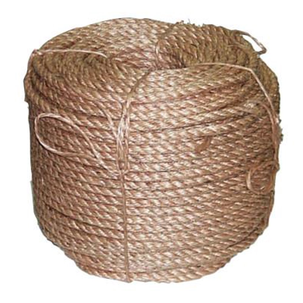 Manila Rope, 3 Strands, 1 in x 125 ft