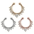 thumbnail image 4 of Nose Ring Fashion Rhinestone Decorative Creative Nose Hoop Nose Piercing Jewelry, 4 of 6