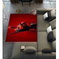 thumbnail image 1 of DEYOU Deadpool Pattern Area Rugs 5 x 6ft Floor Carpet Mat for Living Dinning Room Bedroom Kitchen Hallway Office Decor, 1 of 6