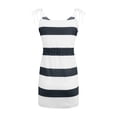 thumbnail image 6 of Women's Casual Tennis Dress Modern Print Sleeve Open Back V-Neck Short Dress for Everyday Wear Gray XXL, 6 of 6
