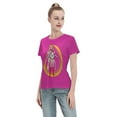 thumbnail image 4 of T-Shirt Basique à Manches Courtes pour Femmes Sailor Moon Tsuki Hare 04, 4 of 6