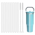 thumbnail image 1 of Pajitas de repuesto para vaso Stanley IceFlow 2.0 de 900 ml, paquete de 8, 1 of 7