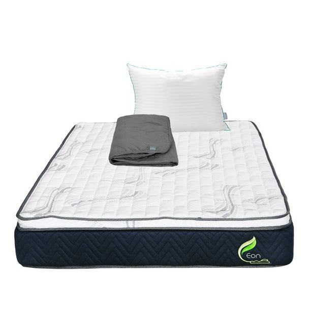Colchón King Size Eon Dicasa + Almohada Royal + Protector Rogga