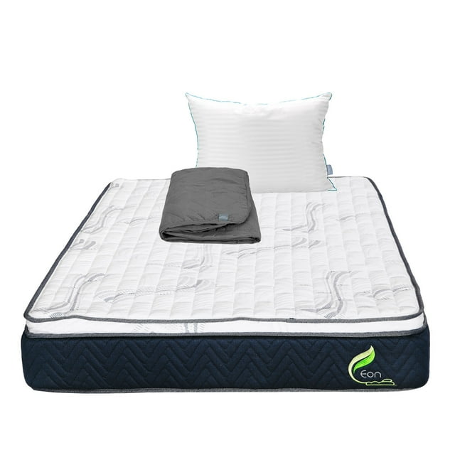Colchón King Size Eon Dicasa + Almohada Royal + Protector Rogga