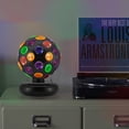 thumbnail image 3 of Bola de discoteca giratoria de 6 pulgadas, lámpara de escenario, operación USB, bola de discoteca, 3 of 5