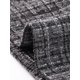 thumbnail image 5 of CHAQUETA DE TWEED PARA MUJER CON CUELLO REDONDO Y CIERRE DE BOTONES DE LARGA MANGA XS NEGRO GRIS, 5 of 6