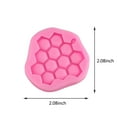 thumbnail image 4 of Wovilon Silicone Molds Cake Mold Bee Honeycomb Shape Silicone Resin Mold Jewelry Pendant Earring Craft Mold Baking Mold, 4 of 5