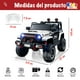 thumbnail image 2 of Kids House Carrito Montable Eléctrico Niños Turbo,Doble Puerta, Función de Balanceo, Control Remoto Bluetooth, USB MP3, Música y Luces LED, Motor Dual 12V, Inicio con Botón y Diseño Seguro, 2 of 5
