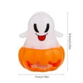 thumbnail image 3 of HomeKingdee Ghost Pumpkin Lights Halloween Small LED Emit Light up Pumpkin Night Light for Outdoor Indoor Table Party Decoration Funny Halloween Decor, 3 of 7