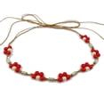 thumbnail image 1 of Accesorios para cinturón de sombrero, cadena de cuentas hecha a mano, accesorios de sombrero de paja, decoración de cinturón de sombrero suave, accesorios de moda, 1 of 4
