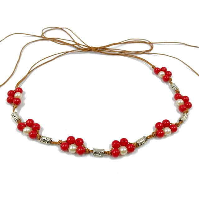 Accesorios para cinturón de sombrero, cadena de cuentas hecha a mano, accesorios de sombrero de paja, decoración de cinturón de sombrero suave, accesorios de moda