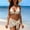 White, variant on Women 3 Piece Swimsuits Triangle Bikini Set with Cover Up Halter String Tie Side Bathing Suits Spring Beach Outfit