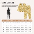 thumbnail image 4 of Kdxio Classical Cute Sunflower NO.101 Women's Pajama Sets Long Sleeve Button Down Sleepwear Nightwear Soft Pjs Lounge Sets-Large, 4 of 7