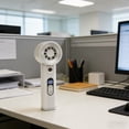 thumbnail image 4 of Handheld Misting Fan, USB Rechargeable 4000mAh Battery, 5 Speed Portable Personal Fan, 20ml Water Tank, Quiet Cooling for Travel, Office, and Outdoor Use, Strong Airflow, 4 of 6