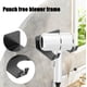 thumbnail image 4 of Fiudx Organizador de Herramientas para El Cabello, Cesta de Almacenamiento de Pared, Organizador de Baño Inoxidable, Fácil Instalación Adhesiva, Gran Capacidad para Secadores y Planchas de Pelo, Baño, 4 of 6