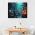 thumbnail image 2 of ONETECH Cyberpunk High Tech Laboratory 5 Canvas Art - Home Decor Wall Art Print Poster Painting Large 20\x16\, 2 of 4