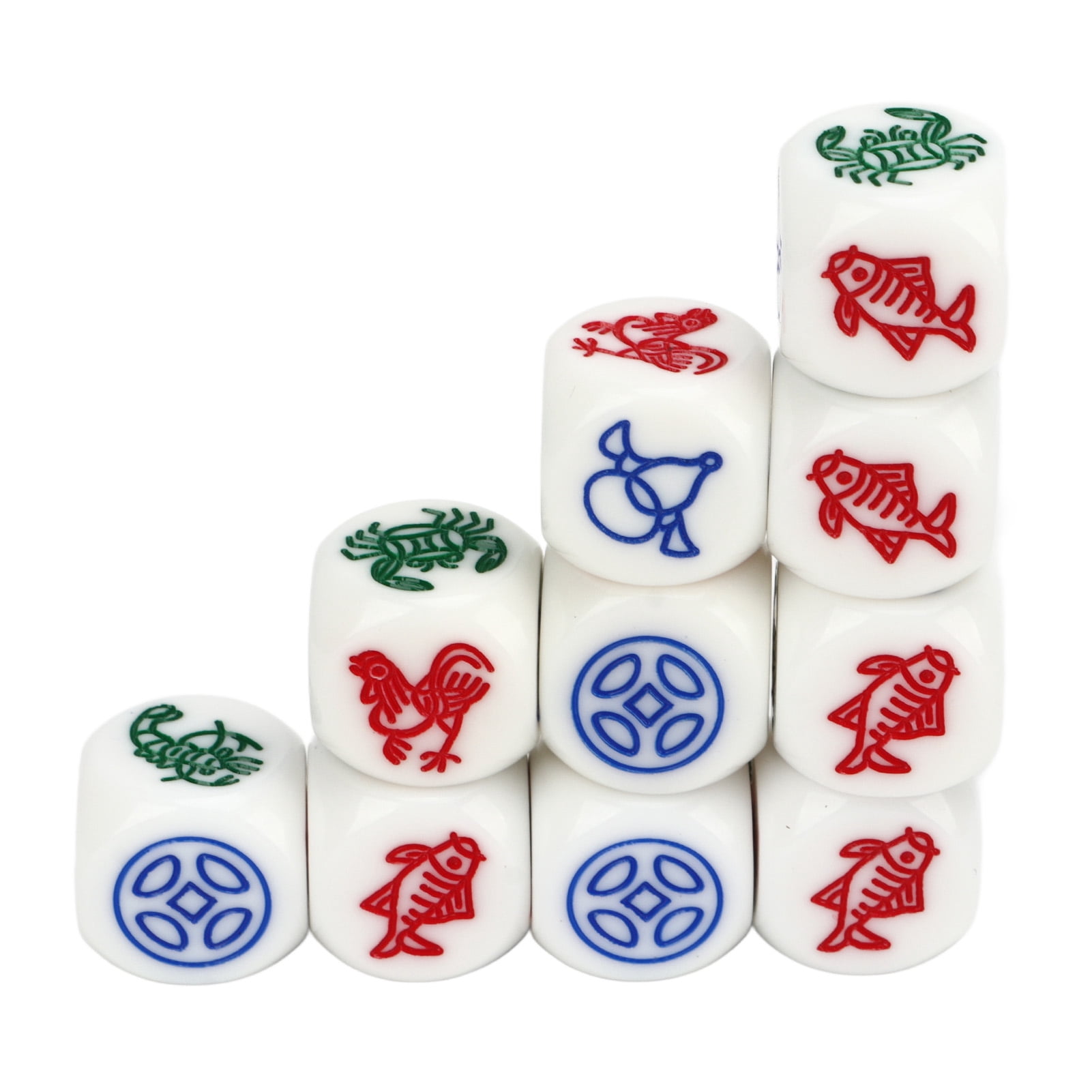 Set De 40 Peones De Juego De 24x13 Mm Y 4 Dados De Colores De 12 Mm – Ideal Para Juegos De Mesa, Enseñar Matemáticas Y Actividades Infantiles
