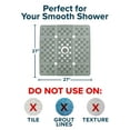 thumbnail image 3 of SlipX Solutions 27 x 27 Extra Large Square Shower Mat in Translucent Gray, 3 of 8