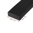 thumbnail image 3 of Unique Bargains Solid Rectangle Rubber Seal Strip 5mm Wide 3mm Thick 1 Meter Long Black, 30mm x 10mm x 1m, 3 of 5