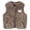 Brown, variant on Baby Boys Girls Fleece Vest Zip Up Cute Bear Jackets Fall Winter Warm Clothes Newborn Outwear for Toddler Infant(Green,3-6 Months)